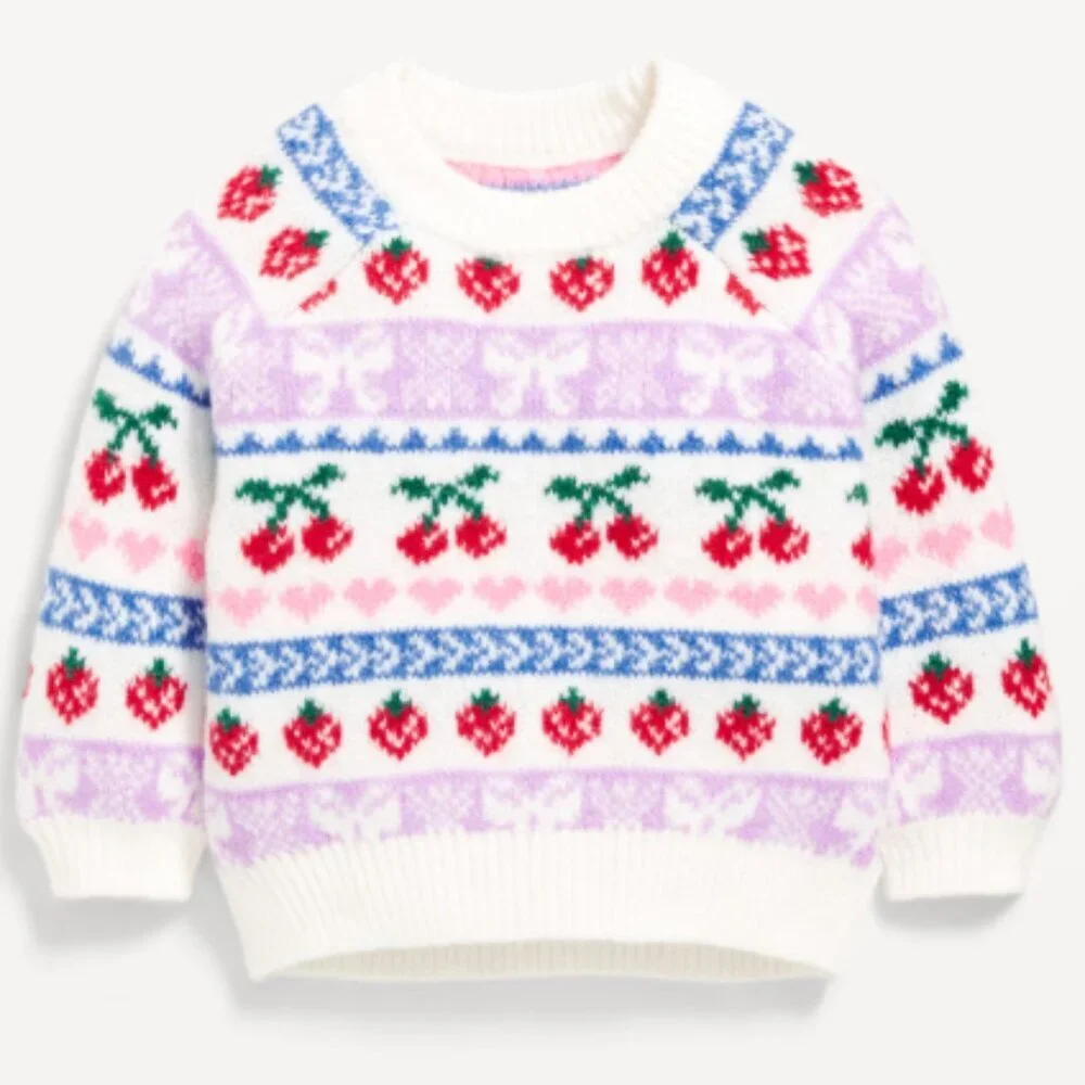 Old Navy SoSoft Fair Isle Tunic Sweater 18-24M